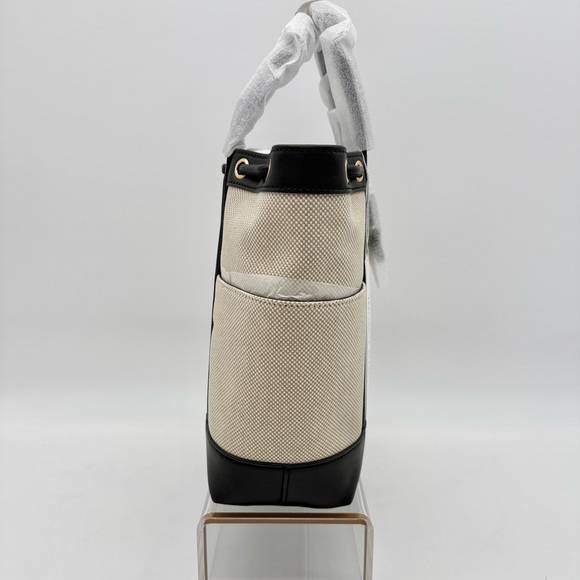 Veronica Beard Goody Bag Natural Black - Picture 4 of 15